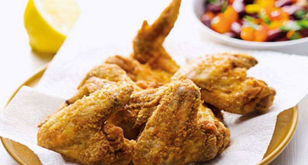 recipe image Asas de frango fritas à Mexicana
