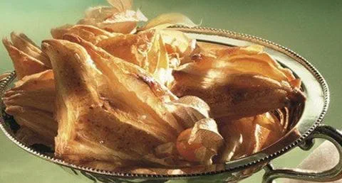 recipe image Triângulos de Chila e Amêndoa