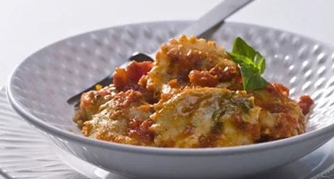 recipe image Ravioli de morcela com maçã e cogumelos