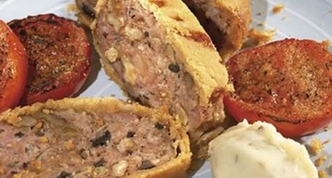 recipe image Rolo de carne em crosta crocante