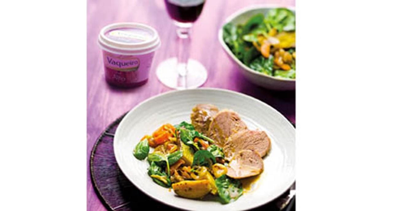 recipe image Cabrito assado com laranja e mel