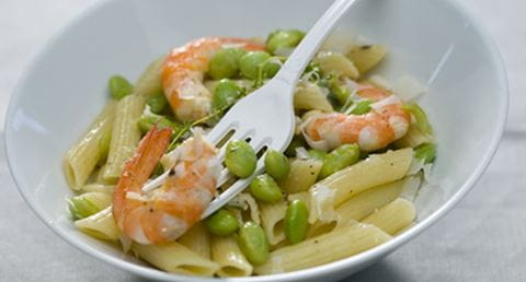 recipe image Salada de camarão com soja