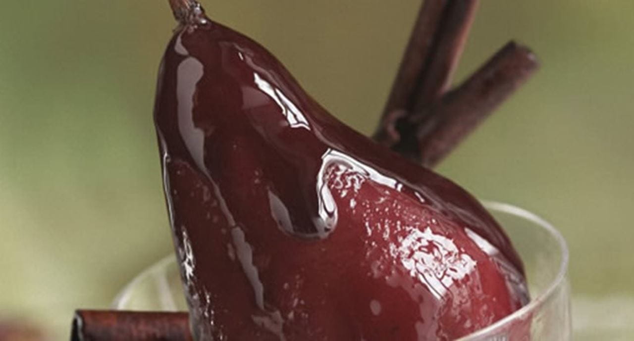 recipe image Peras em Xarope de Vinho