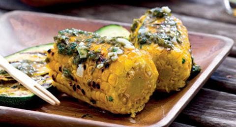 recipe image Maçarocas e curgetes assadas com molho Vaqueiro