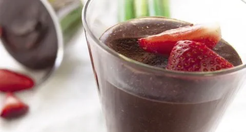 recipe image Mousse de queijo fresco e chocolate