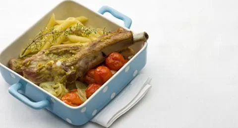 recipe image Entrecosto no forno com tomate cereja