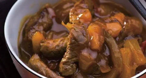 recipe image Tiras de vaca com molho agridoce