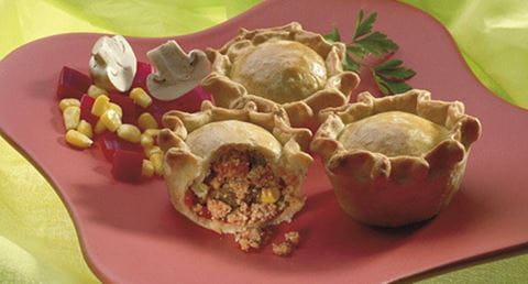 recipe image Empadinhas de Carne com Legumes