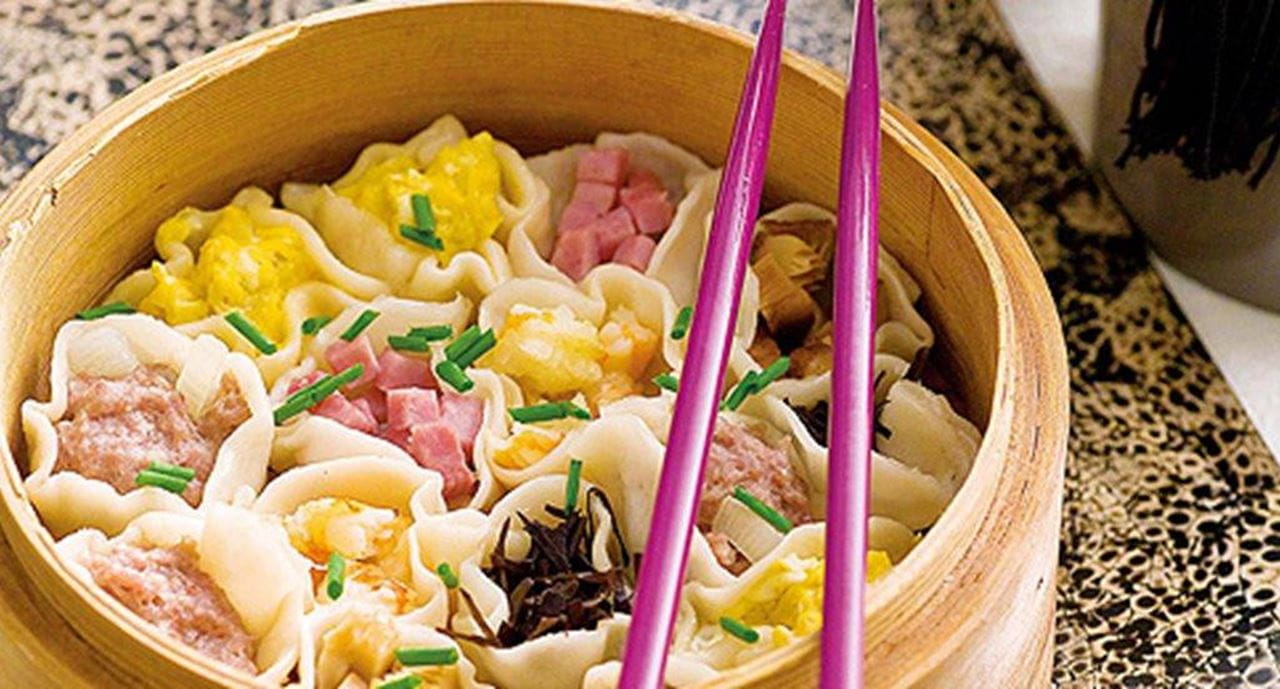 recipe image Ravioli chineses ao vapor
