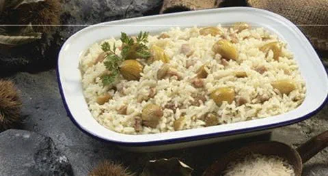 recipe image Arroz de Castanhas