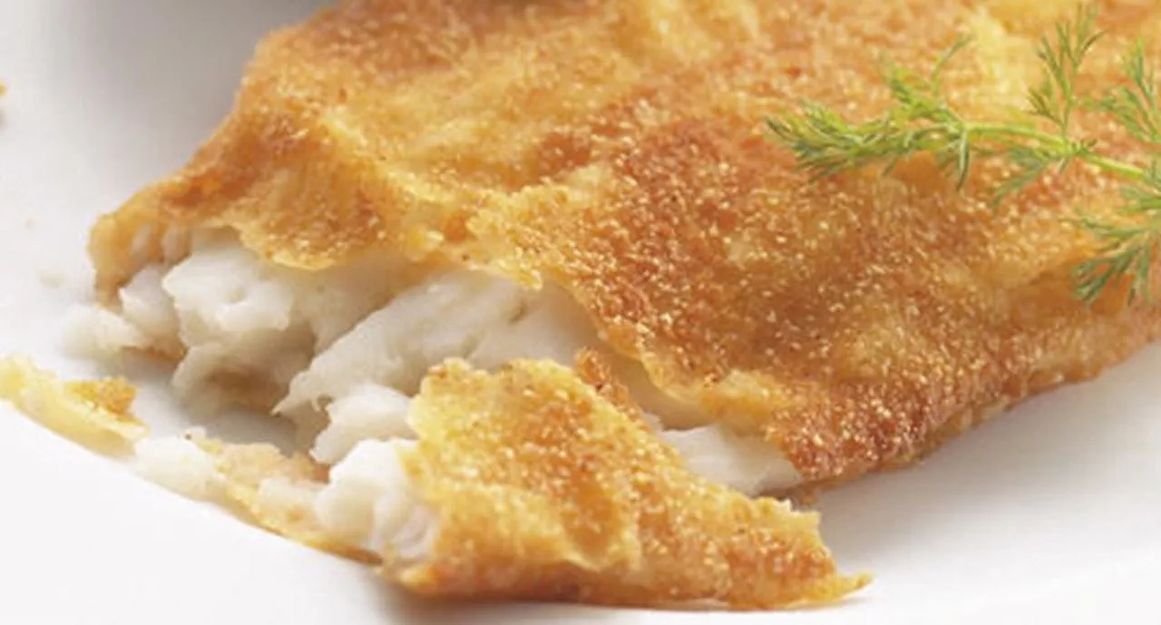 recipe image Filetes de Solha em Crosta de Amêndoa