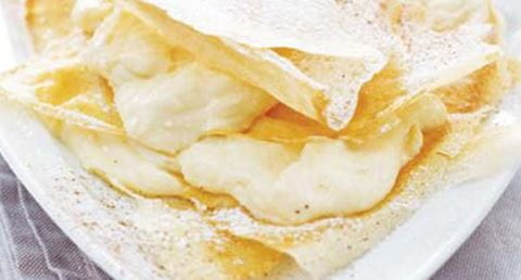 recipe image Tarte de massa brick com creme de requeijão