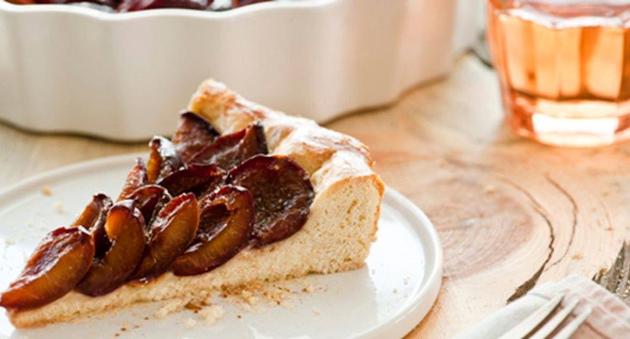 recipe image Tarte de ameixas com canela
