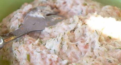 recipe image Pasta de salmão com pepino