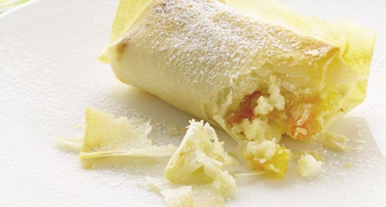 recipe image Travesseiros de queijo com alperces secos