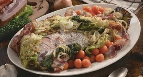 recipe image Pargo em Couve