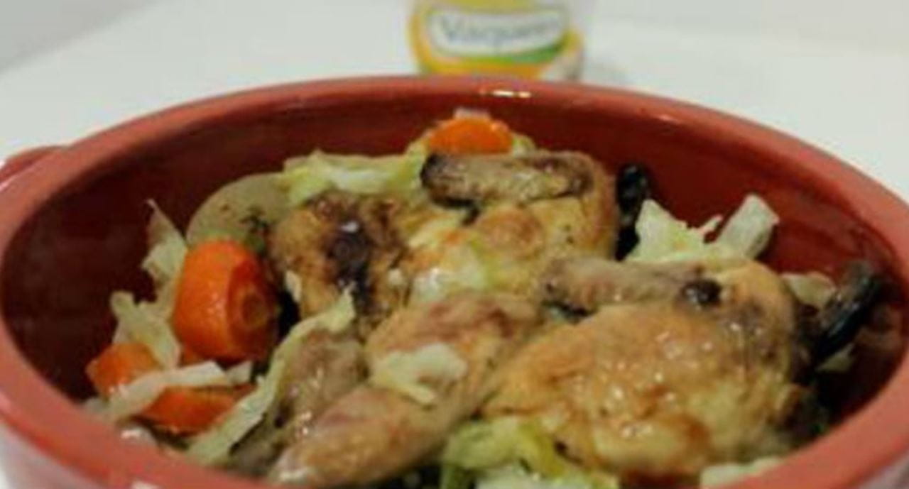 recipe image Codornizes no Forno com Legumes Salteados