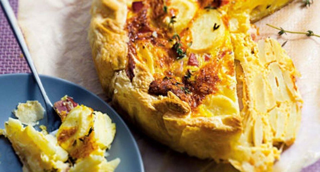 recipe image Quiche folhada de batata e queijo