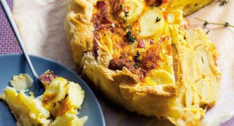 recipe image Quiche folhada de batata e queijo