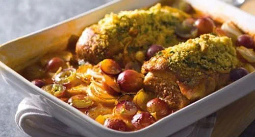 recipe image Lombinhos de porco com cerveja preta e broa