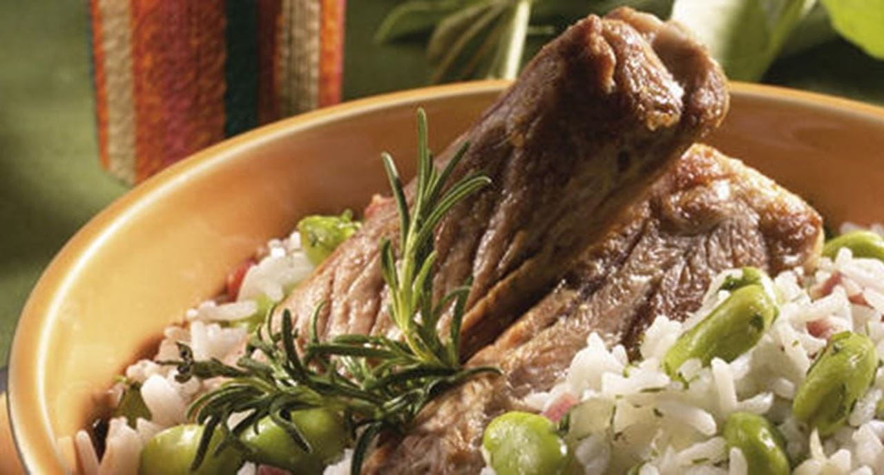 recipe image Arroz de Favas com Coentros