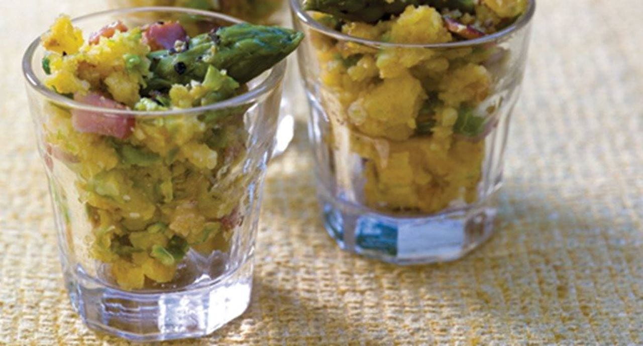 recipe image Migas de espargos selvagens com broa