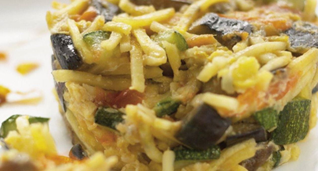 recipe image Legumes à Brás com redução balsâmica de mel