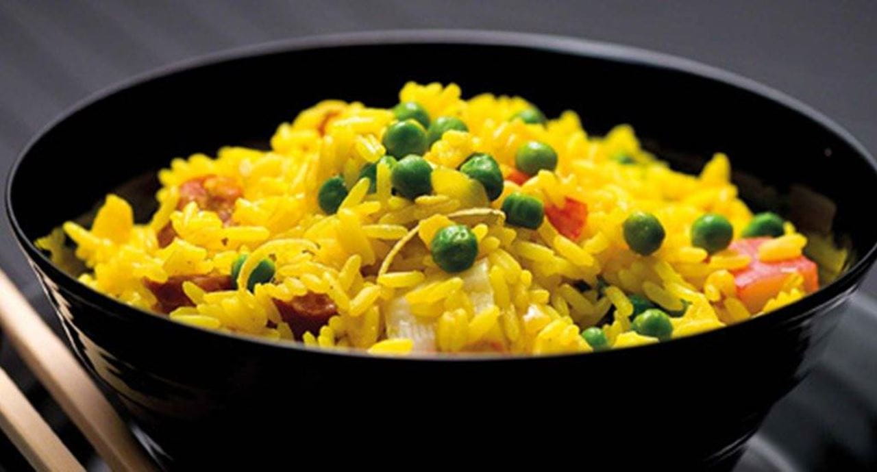 recipe image Arroz amarelo com delícias do mar