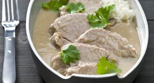 recipe image Lombinhos de porco com leite de coco