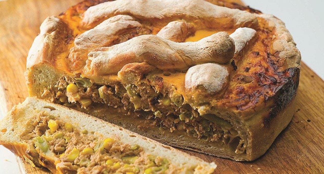 recipe image Tarte de atum com feijão verde e milho