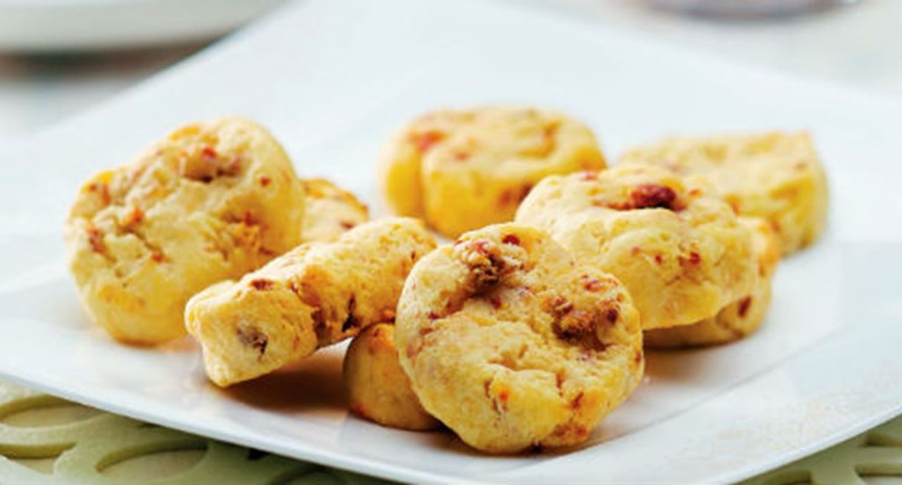 recipe image Scones de batata com chouriço