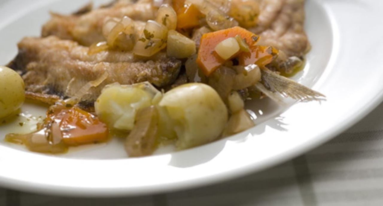 recipe image Sardinhas escaladas com escabeche de chalotas