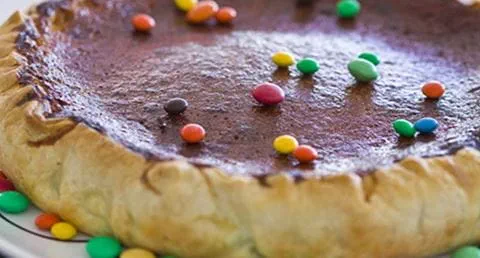 recipe image Tarte de queijo fresco com toblerone