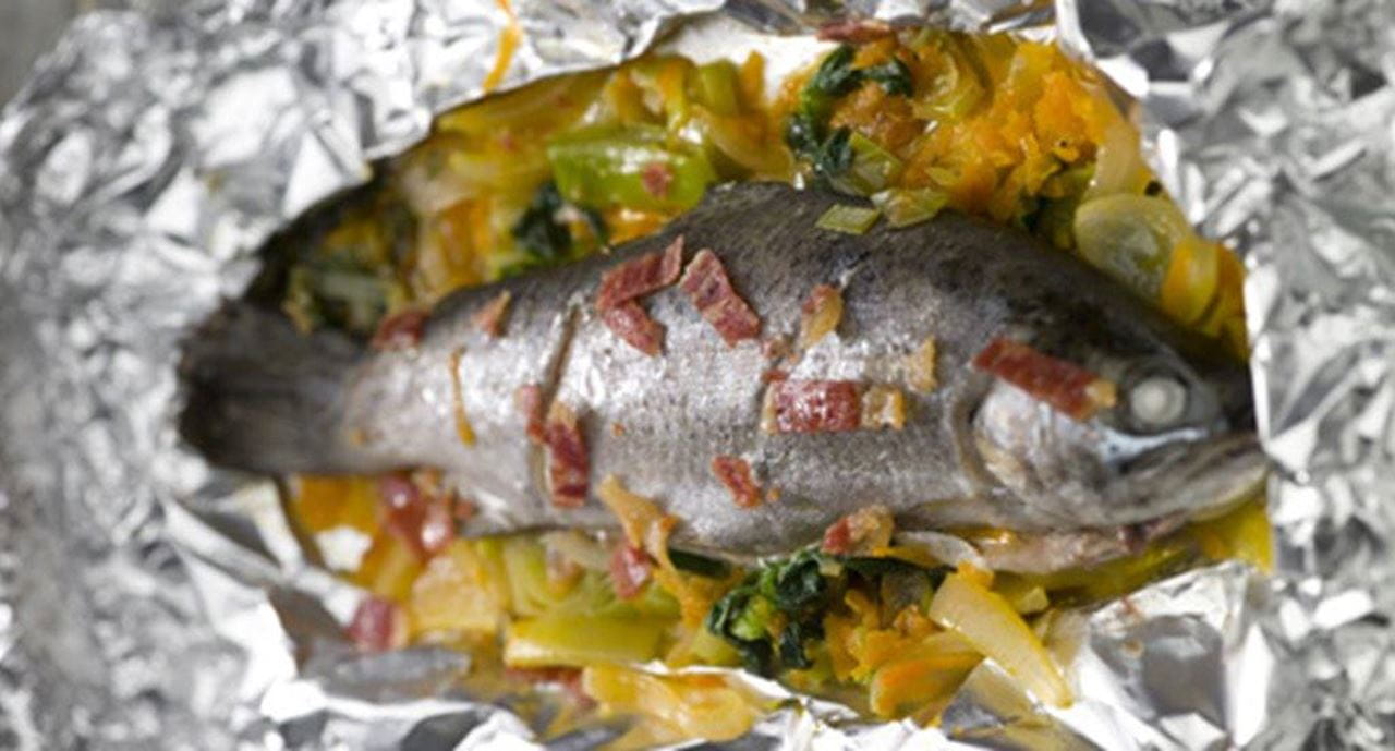 recipe image Truta em papelote