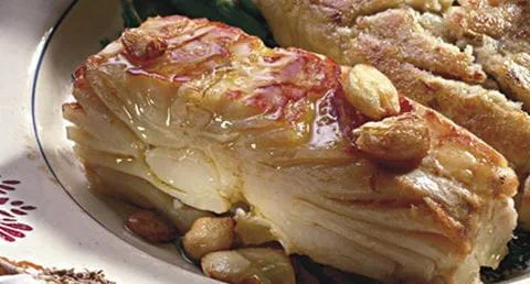 recipe image Bacalhau com Migas de Espargos Verdes