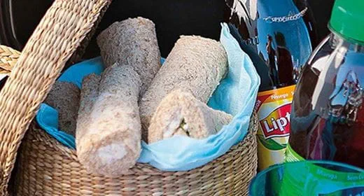 recipe image Sanduíches enroladas com pasta de surimi