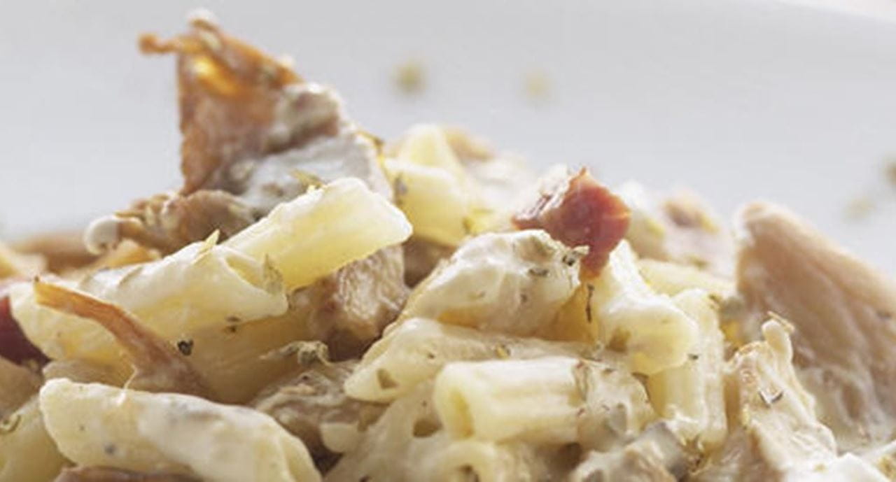 recipe image Massa com Castanhas e Cogumelos