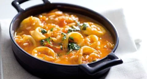 recipe image Arroz malandro de lulas e tomate