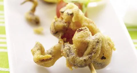 recipe image Espetadas de polvo frito