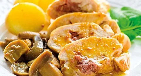 recipe image Peitos de frango com pasta de fígado