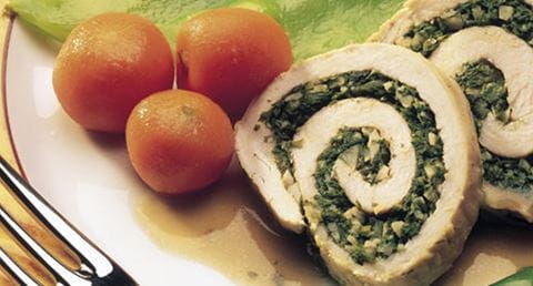 recipe image Rolinhos de Peru com Coentros