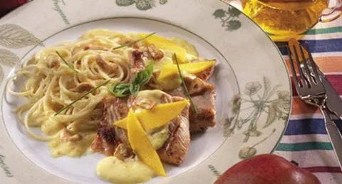 recipe image Bifes com Mascarpone e Manga