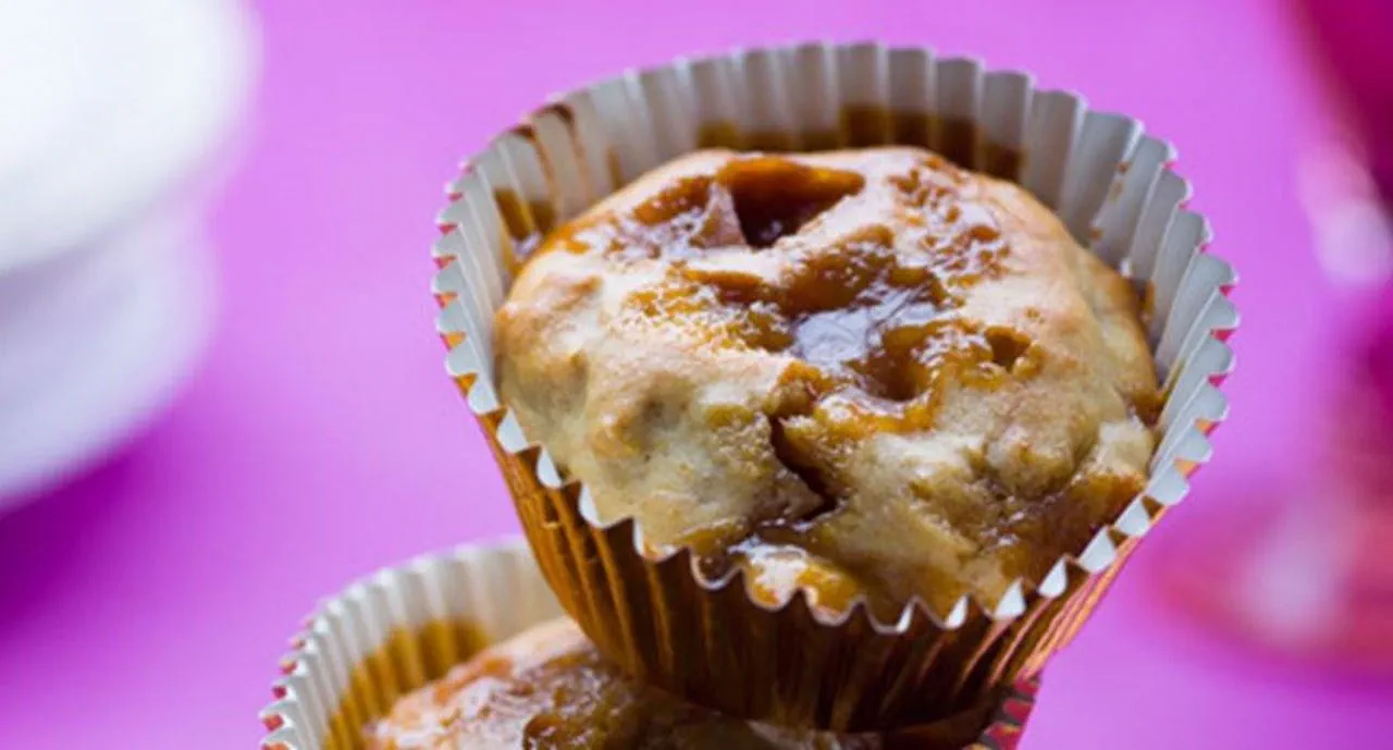 recipe image Banoffe muffins com nozes