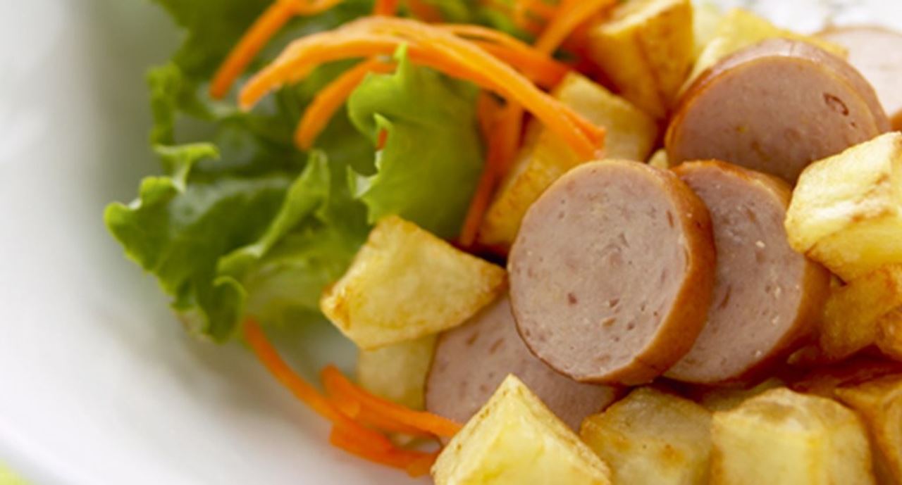 recipe image Salada de salsichas e batata