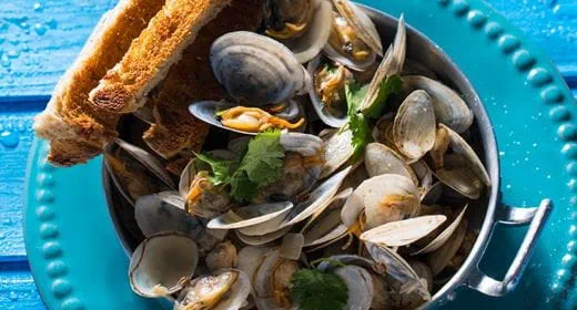 recipe image Lamejinhas com Tostas de Alho