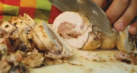 recipe image Peito de Frango Recheado com Pasta de Farinheira