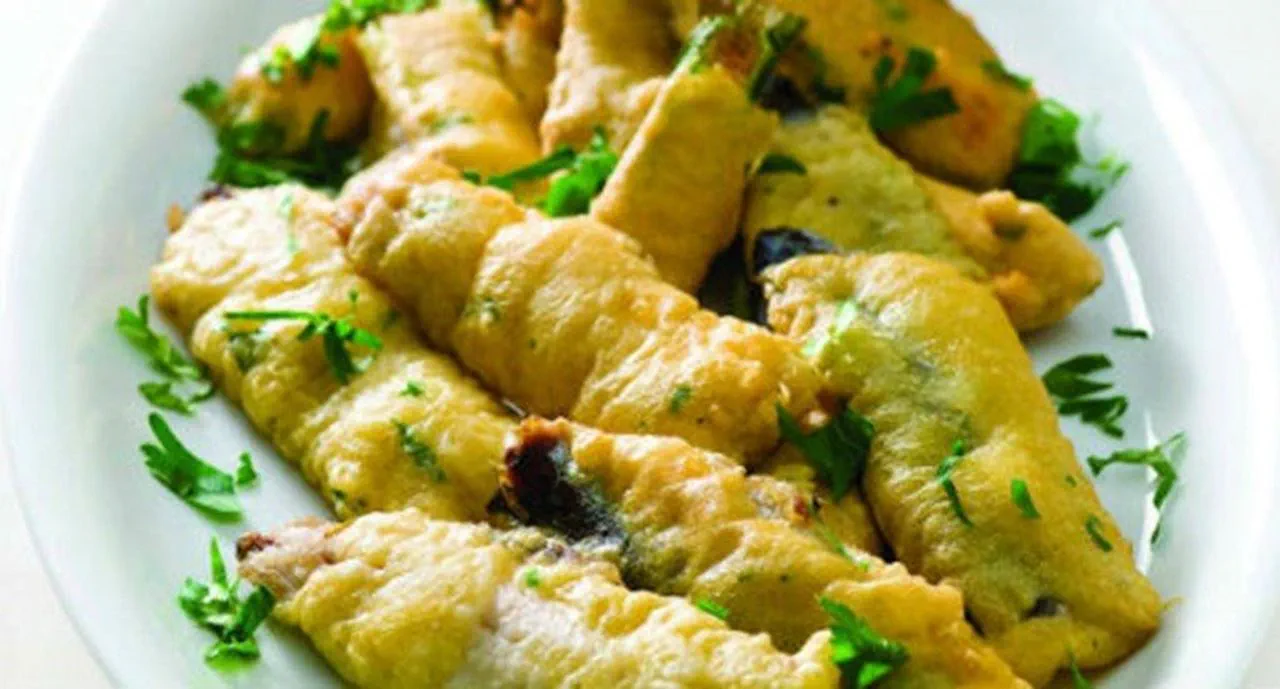 recipe image Tempura de sardinha e vegetais