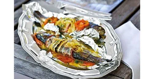 recipe image Trutas em papelote