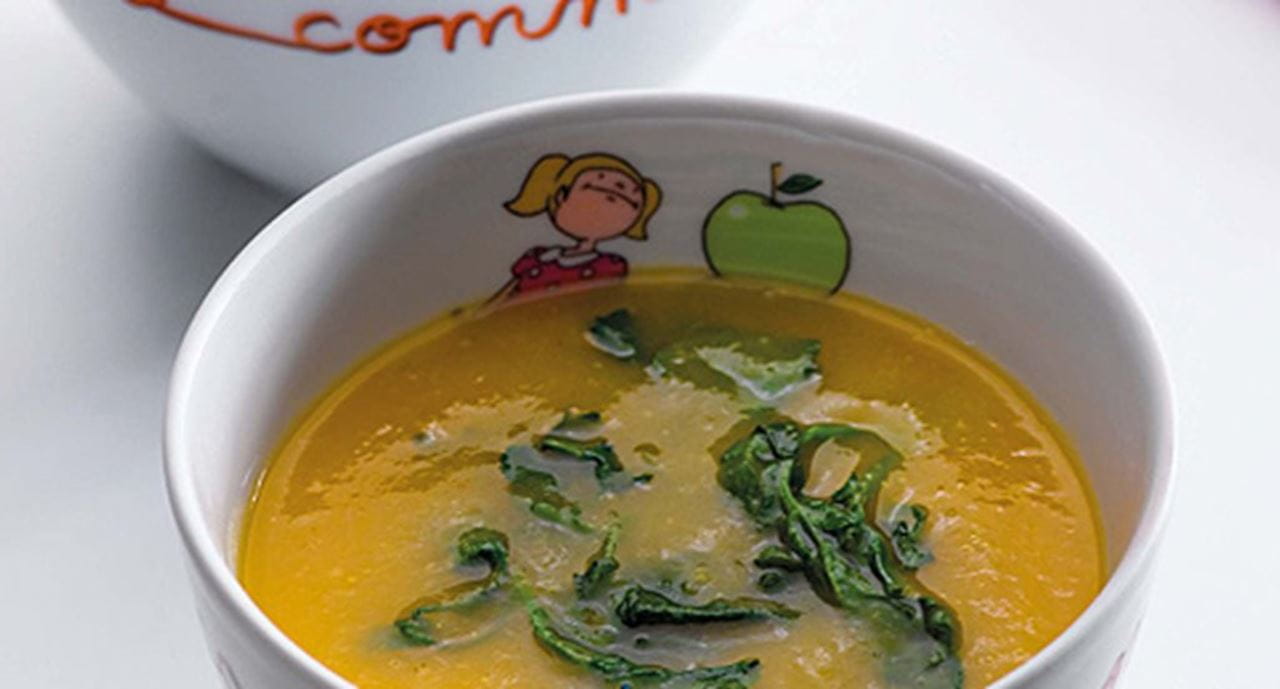 recipe image Sopa laranja com agrião