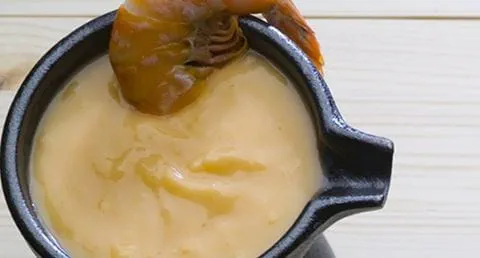 recipe image Molho quente de marisco com brandy